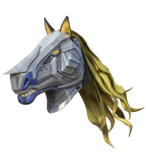 Mecha Horse Headpiece